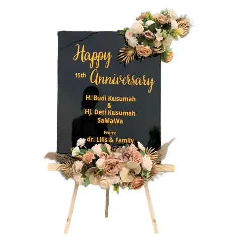 Papan Bunga Akrilik Wiromartan